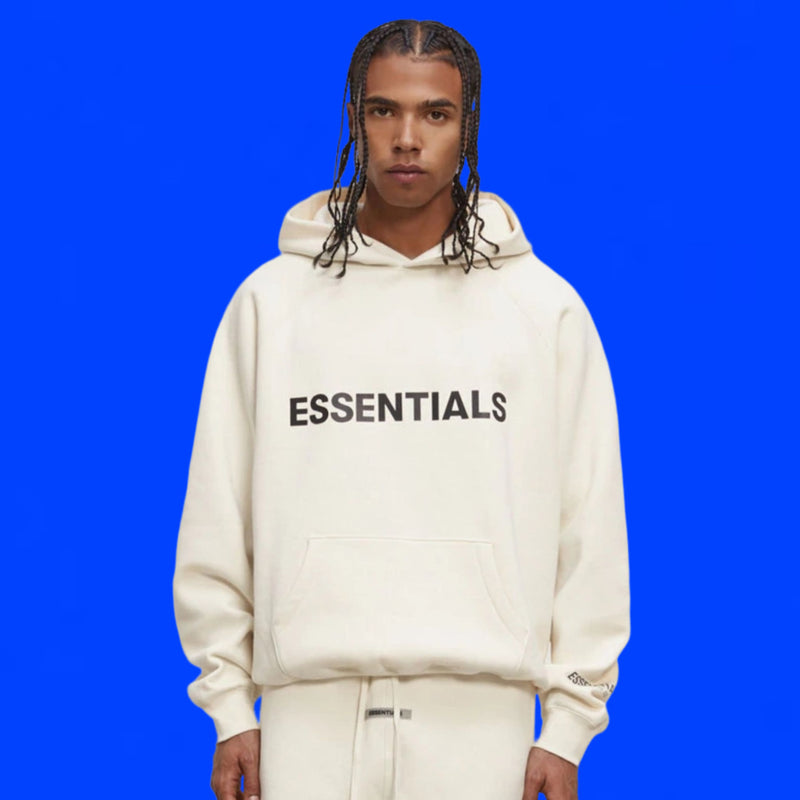 MOLETOM ESSENTIALS FEAR OF GOD “CREME”