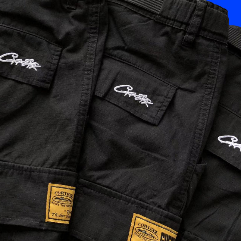 CALÇA CORTEIZ ALCATRAZ BLACK CARGO